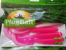Load image into Gallery viewer, PlugBait 8&quot; - 6 Count Pink/White bag